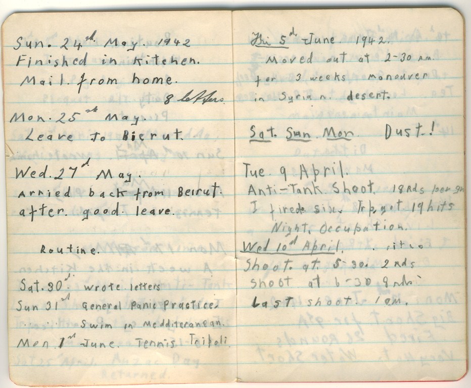 Jim Anderson's diary - image 5